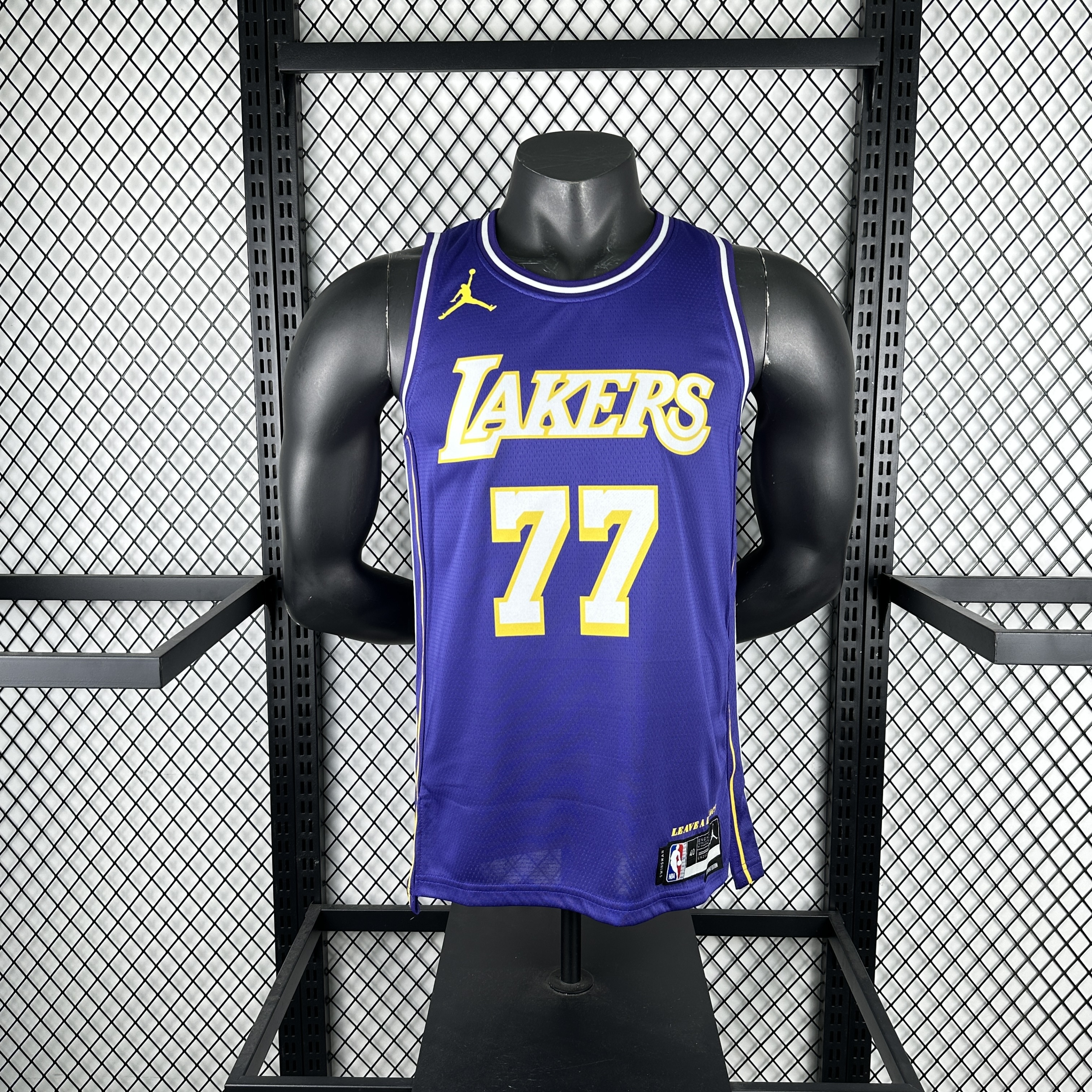 Men Los Angeles Lakers #77 Doncic blue 2025 jersey